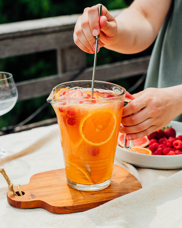 Sangria Amour Platonique, petits fruits et agrumes