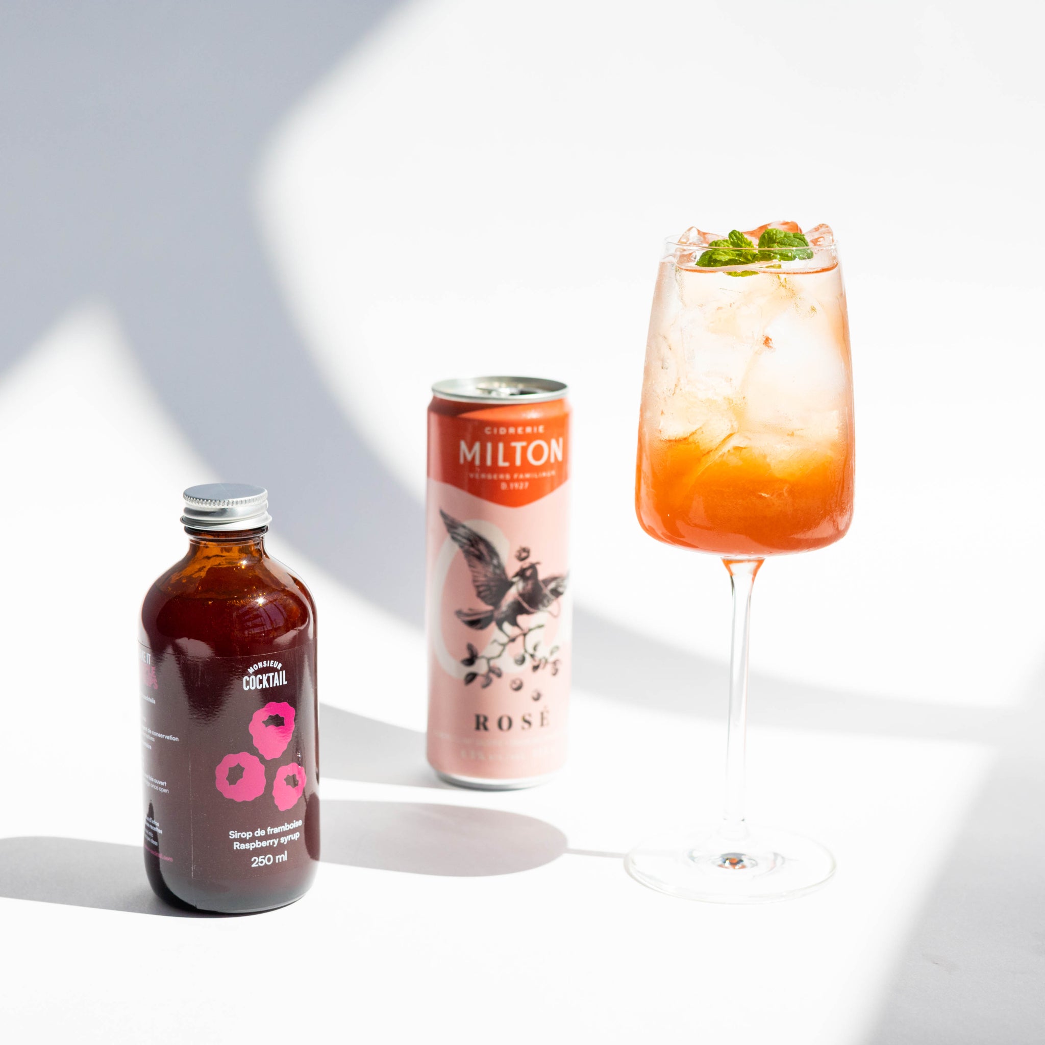 Limonade fruitée au CID Rosé