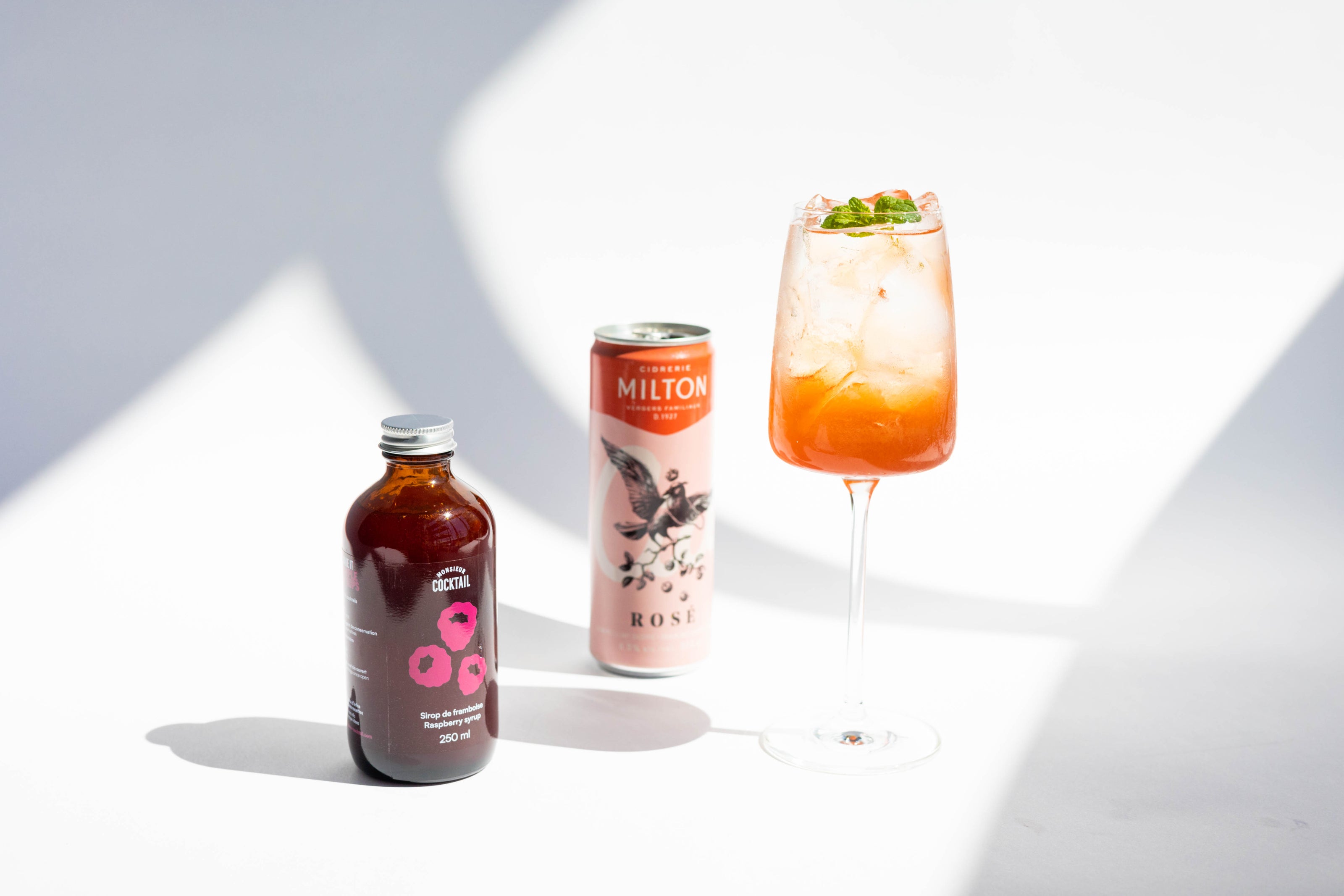 Limonade fruitée au CID Rosé