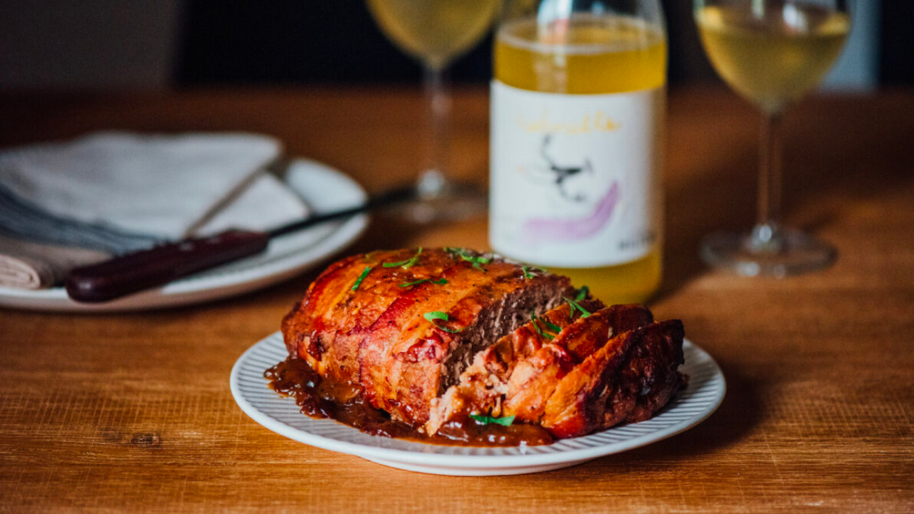 Pain de viande glacé au cidre