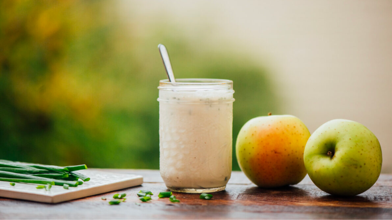 Vinaigrette crémeuse au moût de pomme