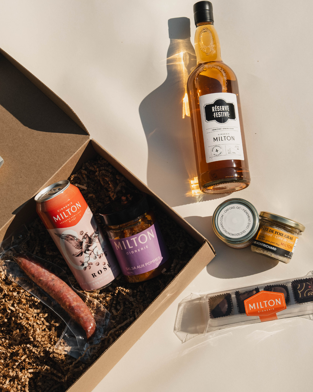 Grand ensemble cadeau alcoolisé