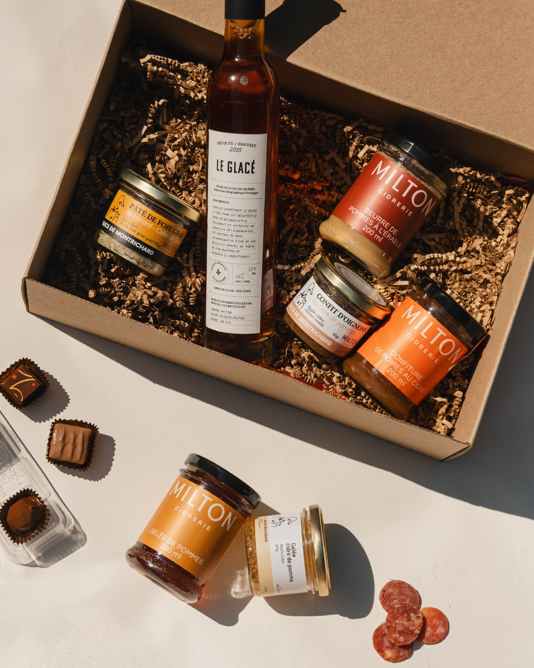 Très grand ensemble cadeau alcoolisé